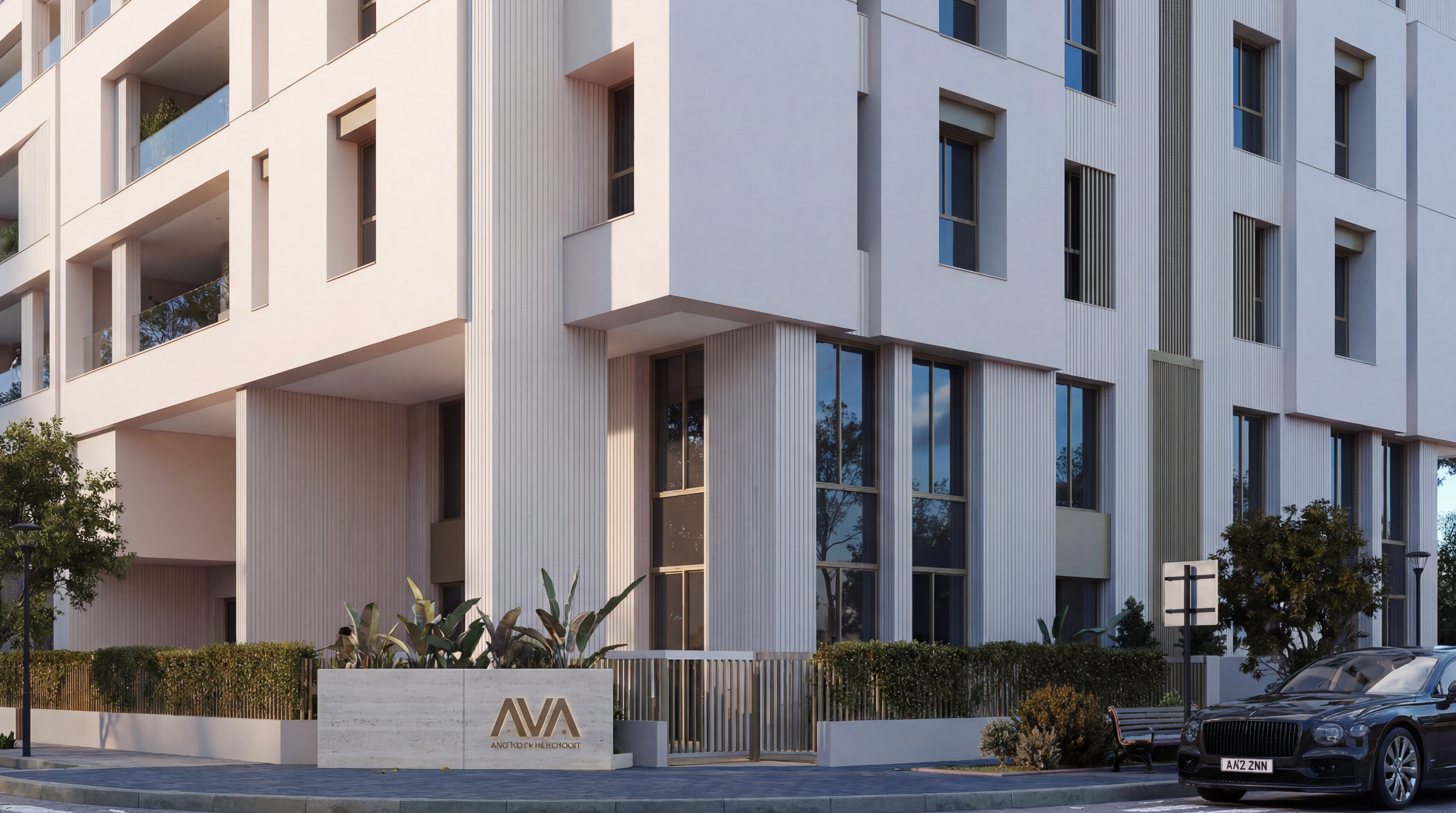 AVA Residences — façade principale
